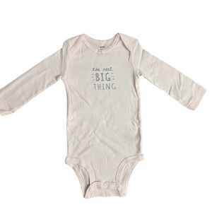 Carter’s Baby Girl Pink Onsie - Size 12m